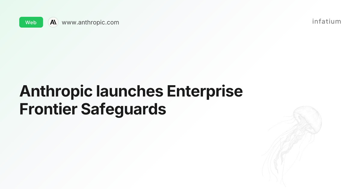 Anthropic launches Enterprise Frontier Safeguards