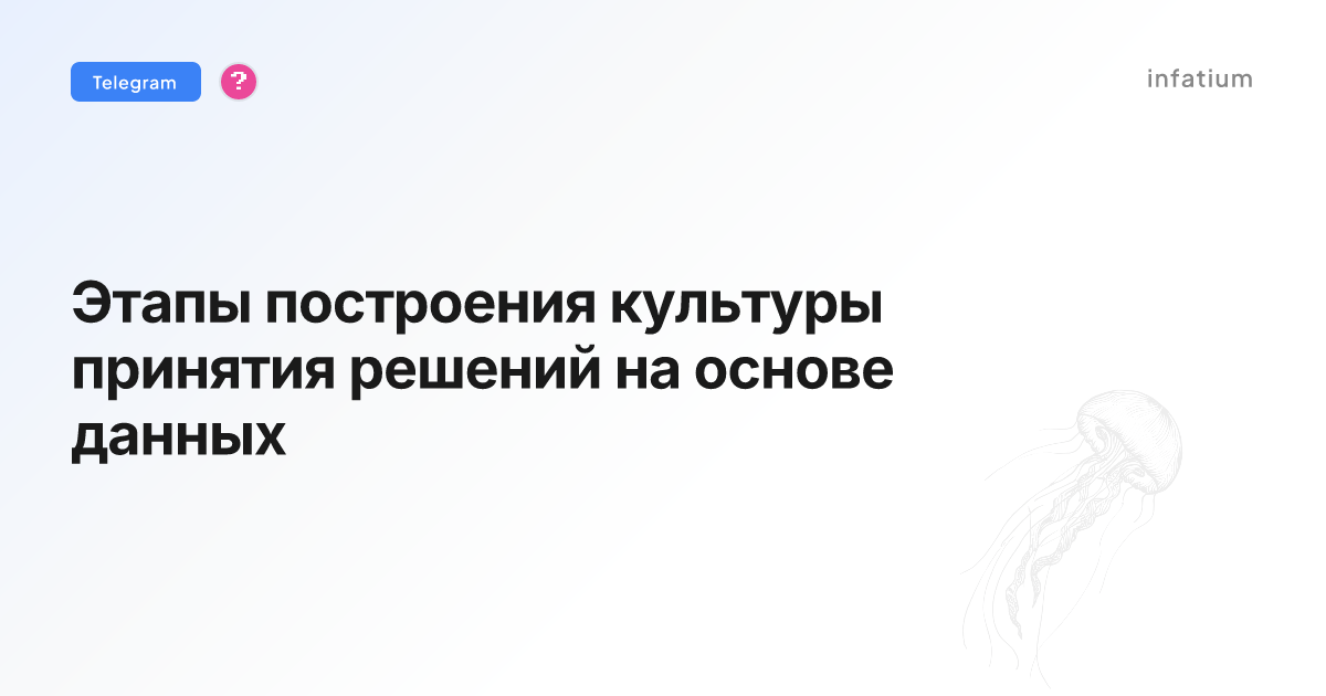 Этапы построения культуры принятия решений на основе данных