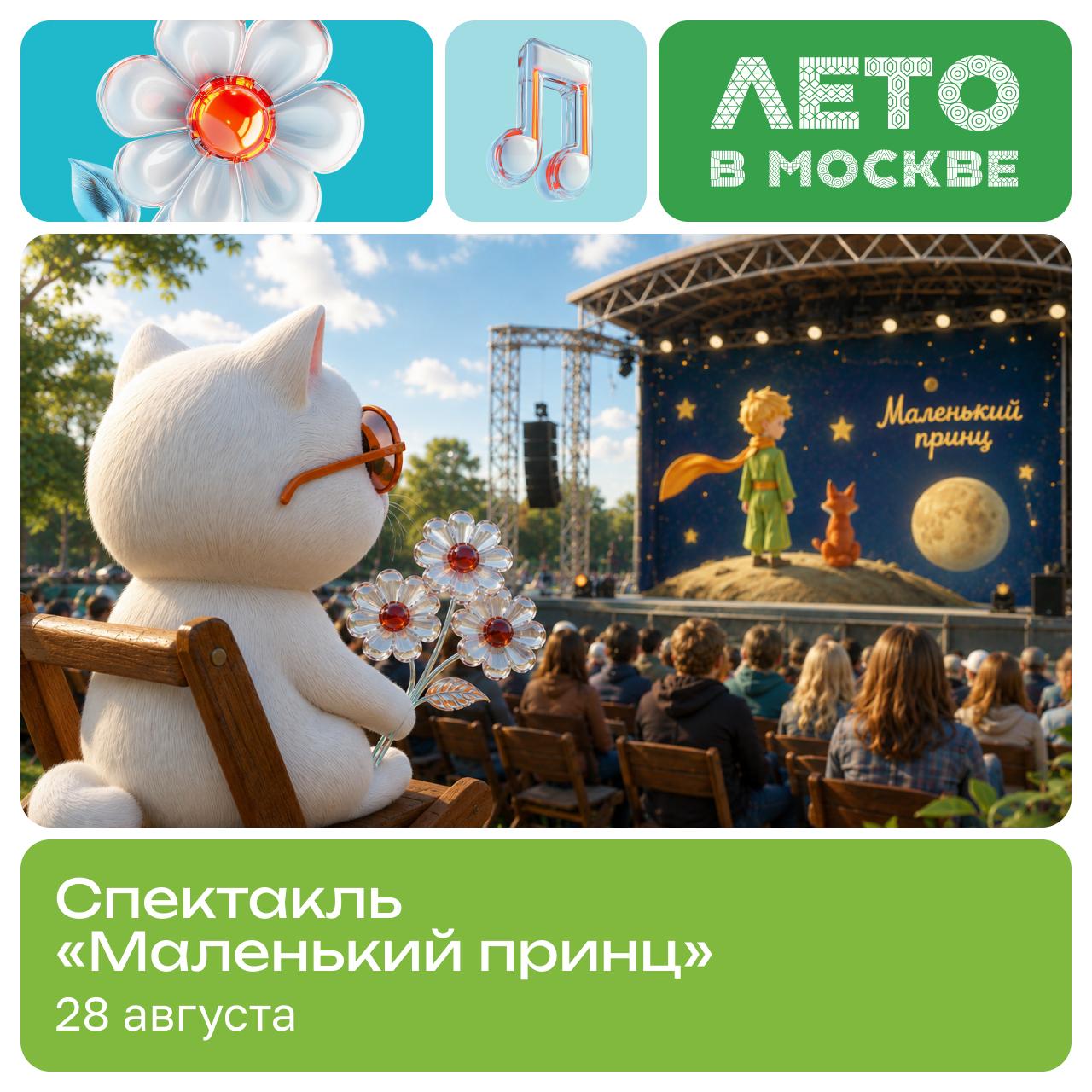 Спектакль «Маленький принц» на Болотной площади