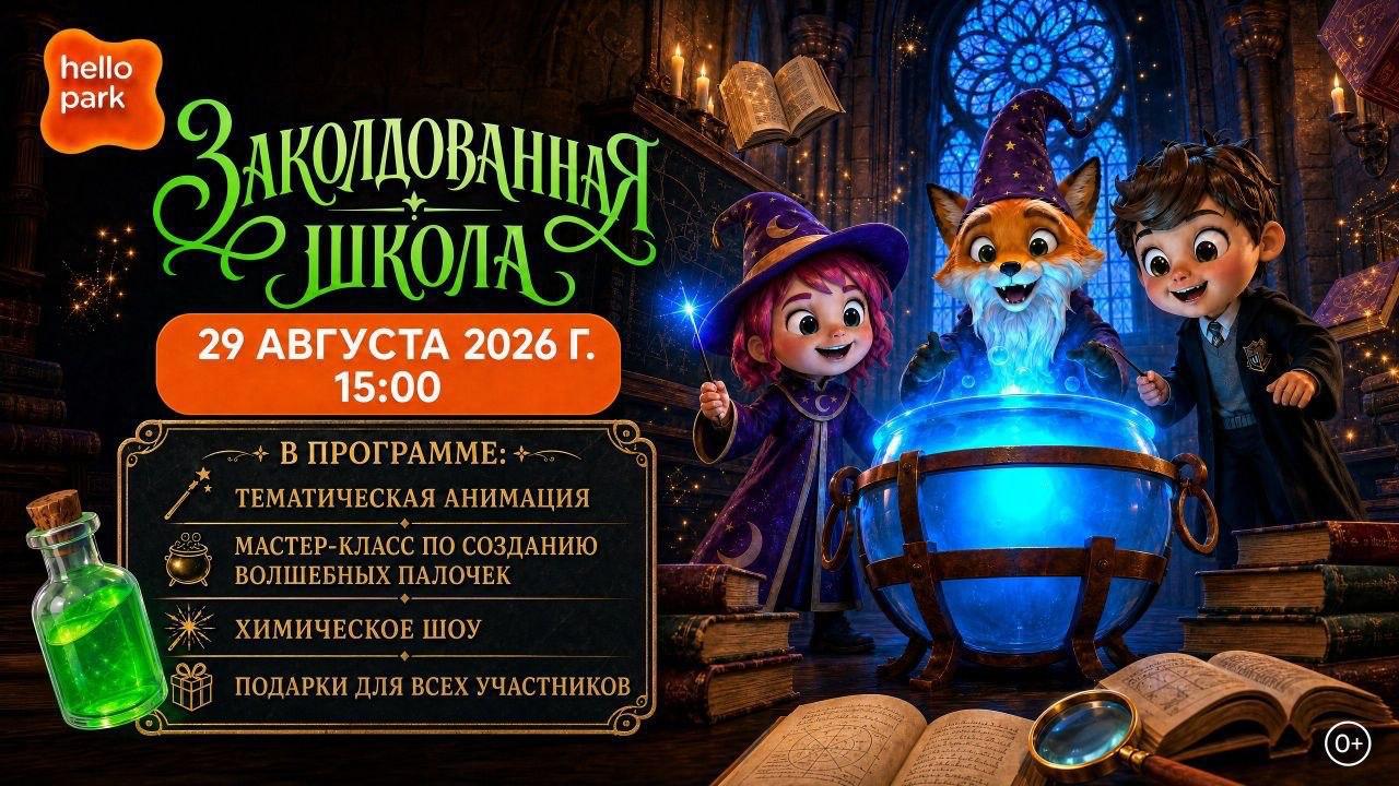 «Заколдованная школа» в Hello Park Авиапарк