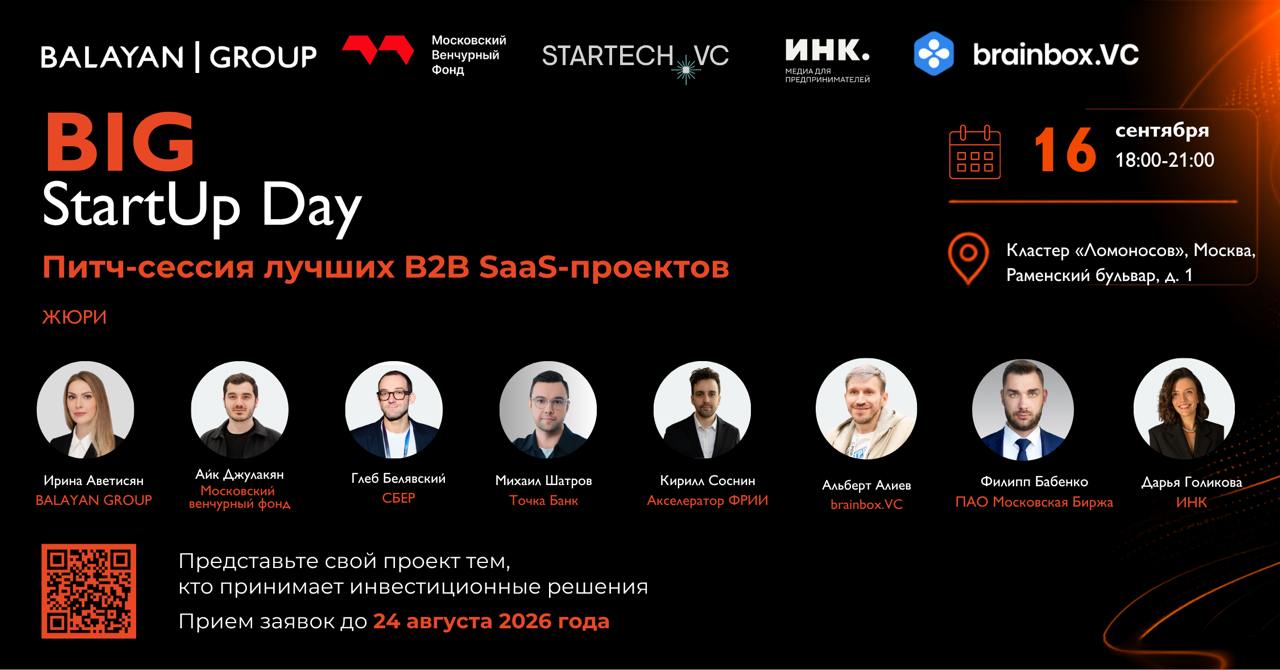 Старт приёма заявок на питч-сессию для SaaS-проектов