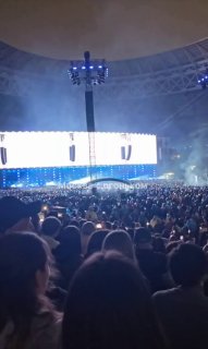 Атмосфера на концерте Басты в Лужниках
